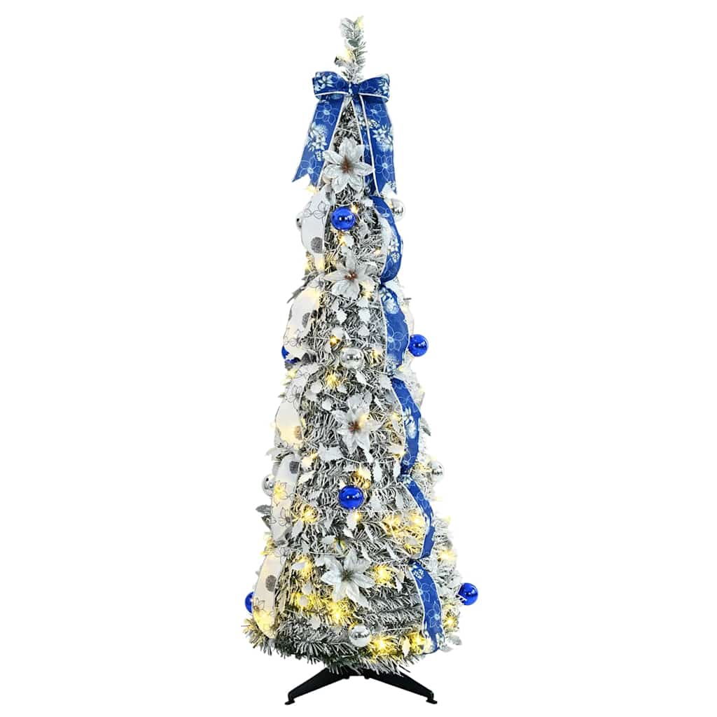 Künstlicher Weihnachtsbaum Weiß 150 cm PVC