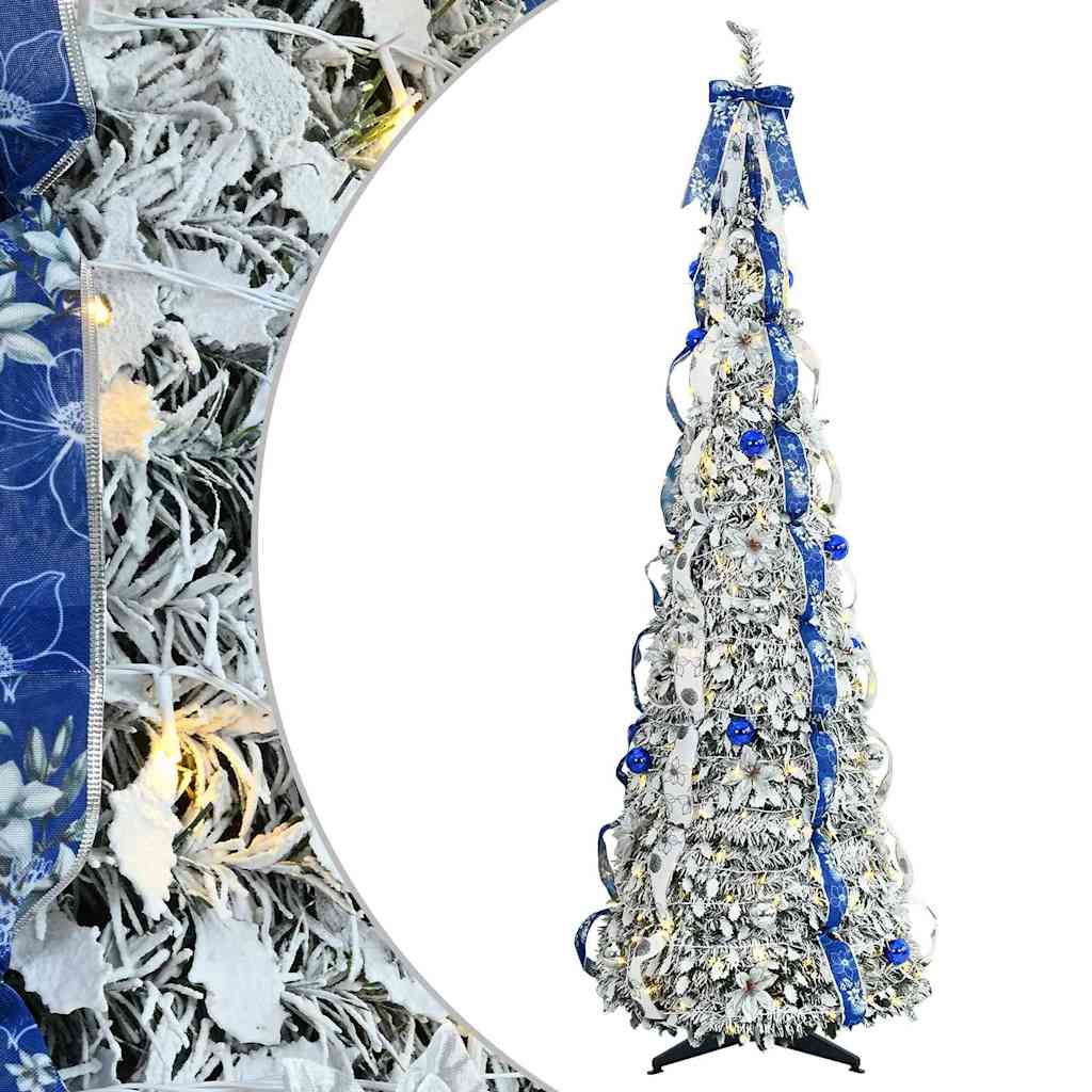 Künstlicher Weihnachtsbaum Weiß 180 cm PVC