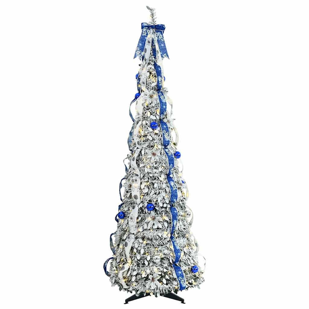 Künstlicher Weihnachtsbaum Weiß 210 cm PVC