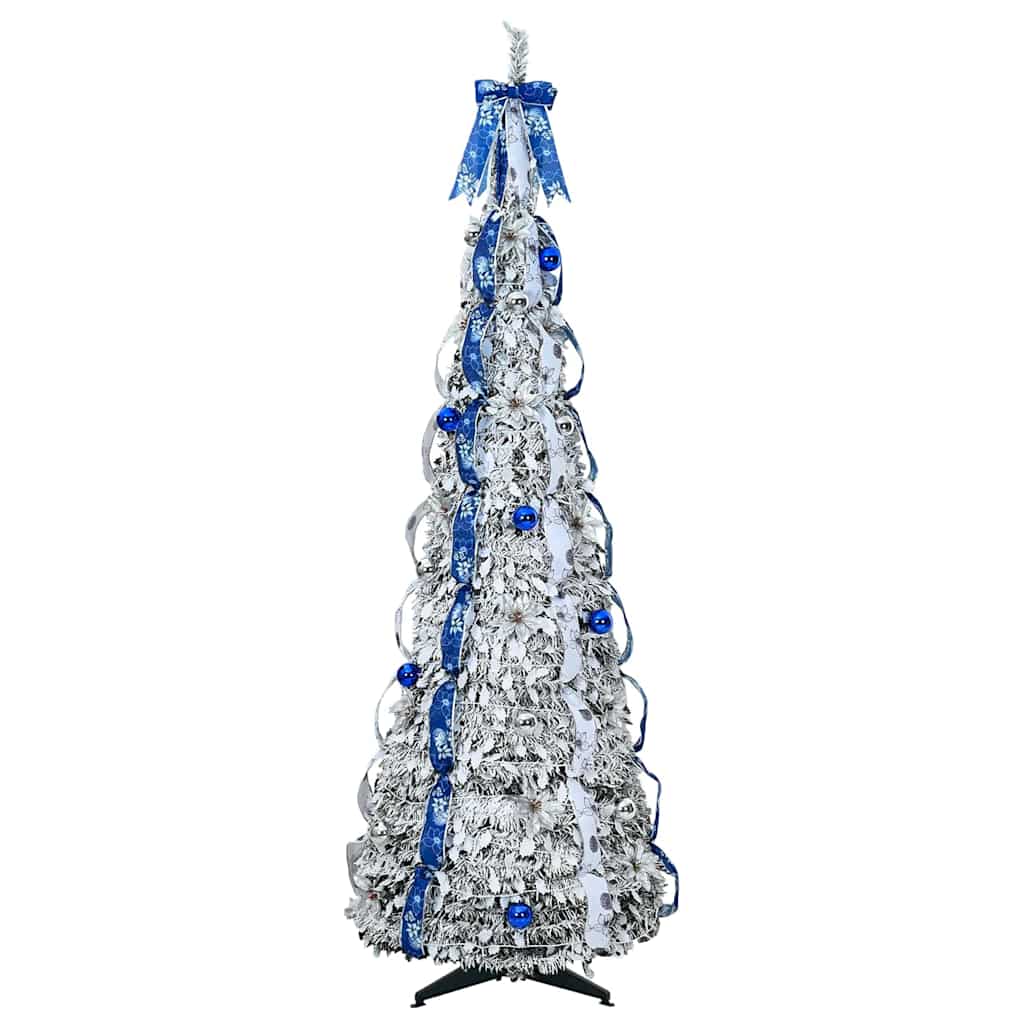 Künstlicher Weihnachtsbaum Weiß 210 cm PVC