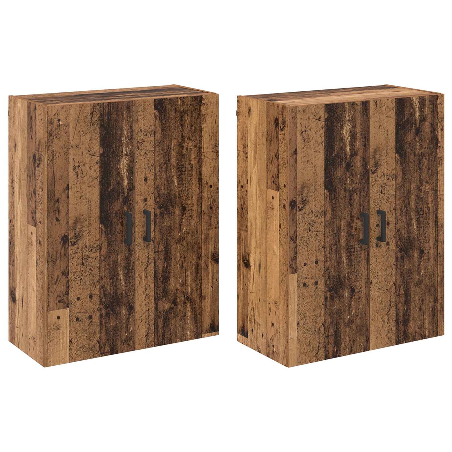 Wandschrank 2 stk. Altholz 69,5 x 34 x 90 cm Holzwerkstoff