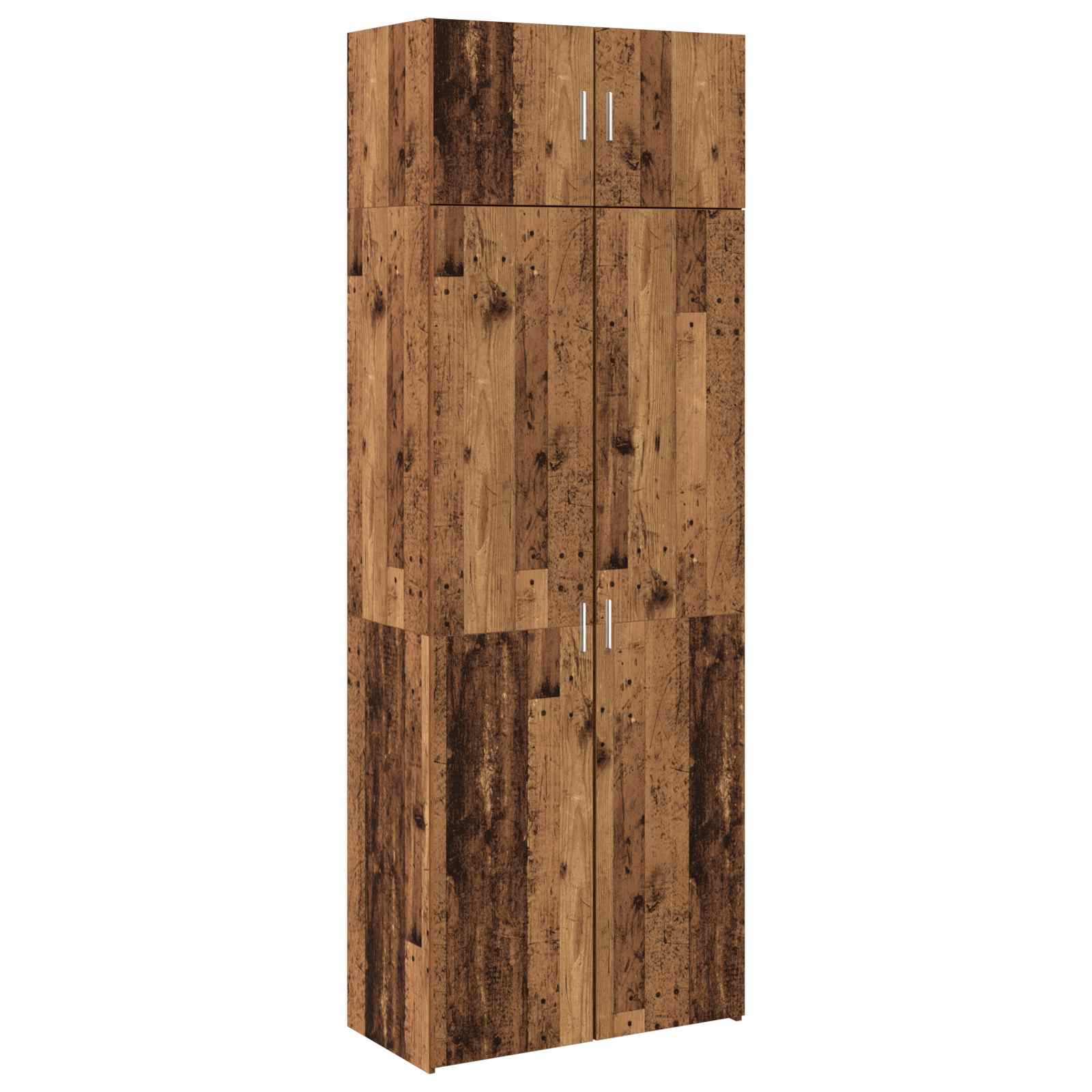 Aufbewahrungsschrank 2 pcs Altholz 80 x 42,5 x 225 cm