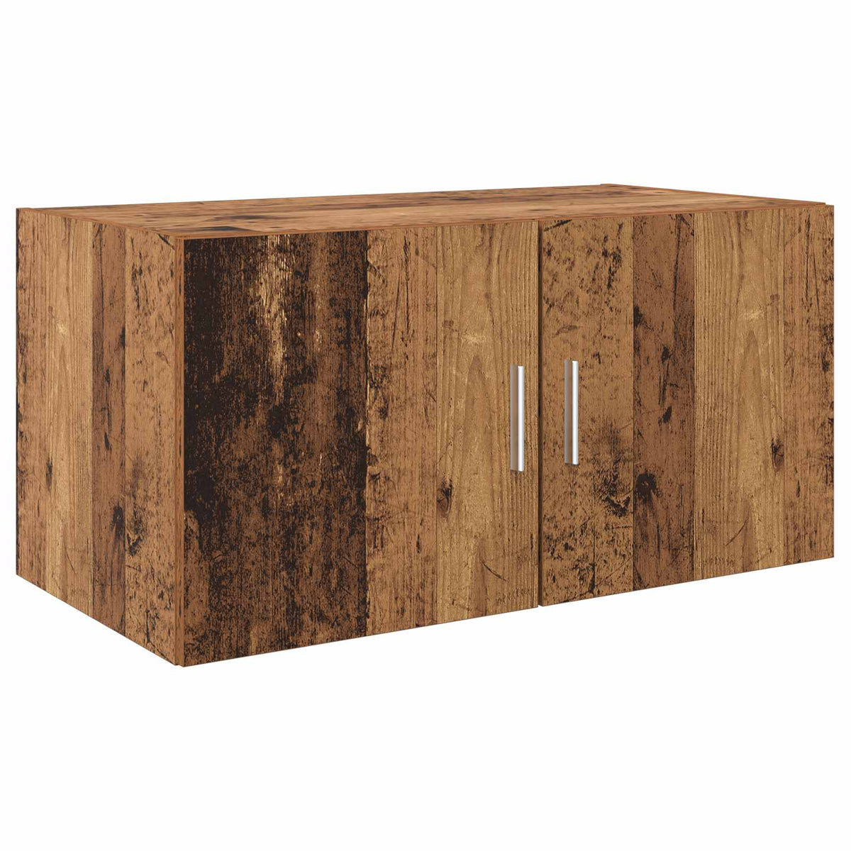 Aufbewahrungsschrank 2 stk. Altholz 80 x 42,5 x 225 cm