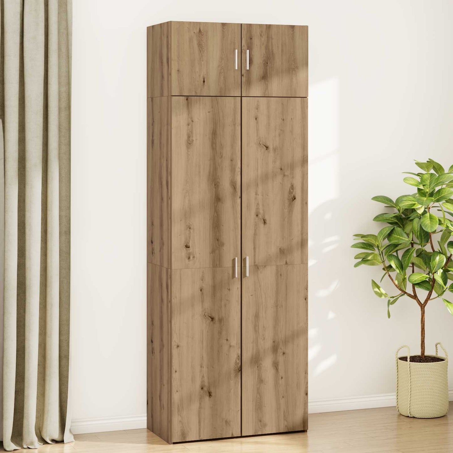 Aufbewahrungsschrank 2 stk. Artisan-Eiche 80 x 42,5 x 225 cm