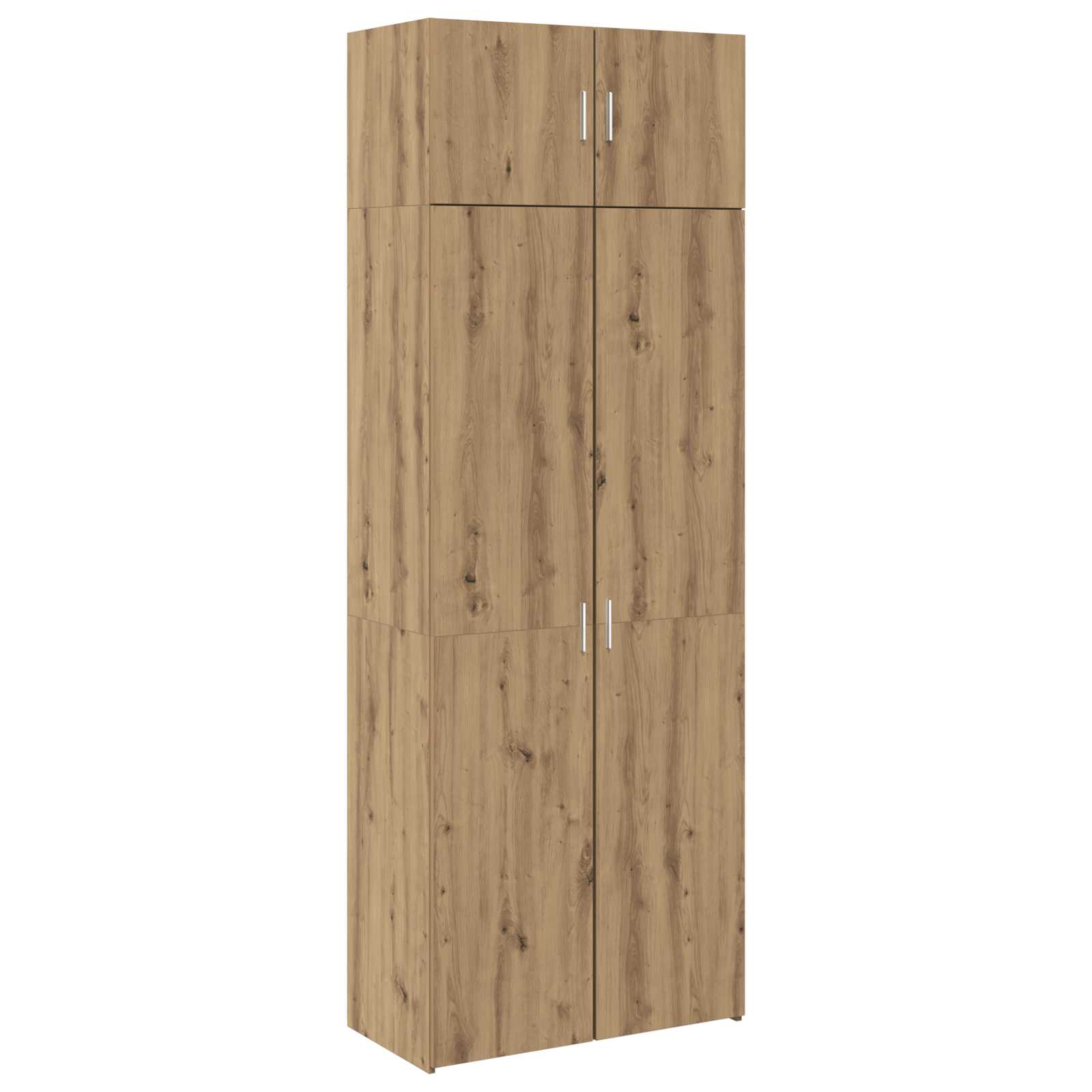 Aufbewahrungsschrank 2 stk. Artisan-Eiche 80 x 42,5 x 225 cm