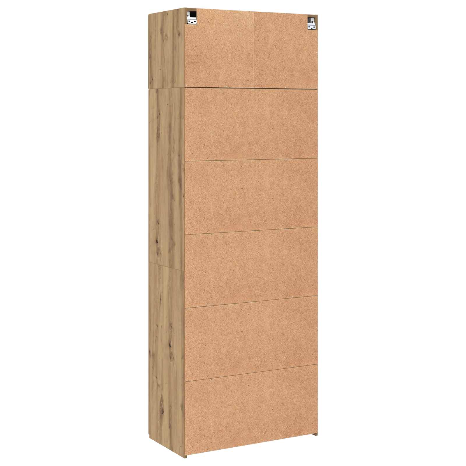 Aufbewahrungsschrank 2 stk. Artisan-Eiche 80 x 42,5 x 225 cm