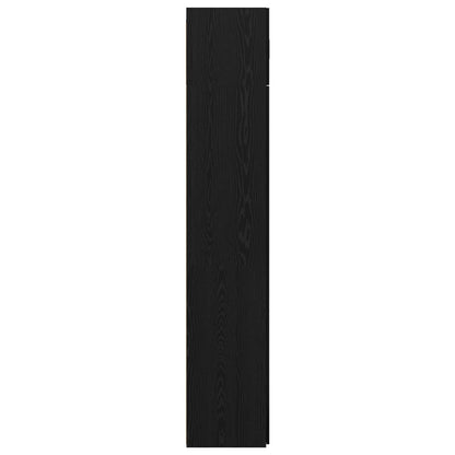 Aufbewahrungsschrank 3 stk. Schwarz Eichen-Optik