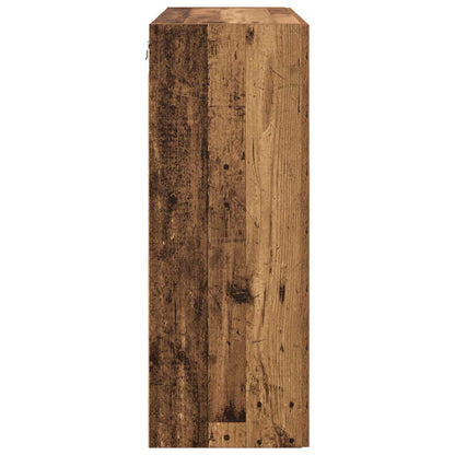 Wandschrank 2 stk. Altholz 69,5 x 34 x 90 cm Holzwerkstoff