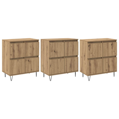 Sideboards 3 stk. Artisan-Eiche