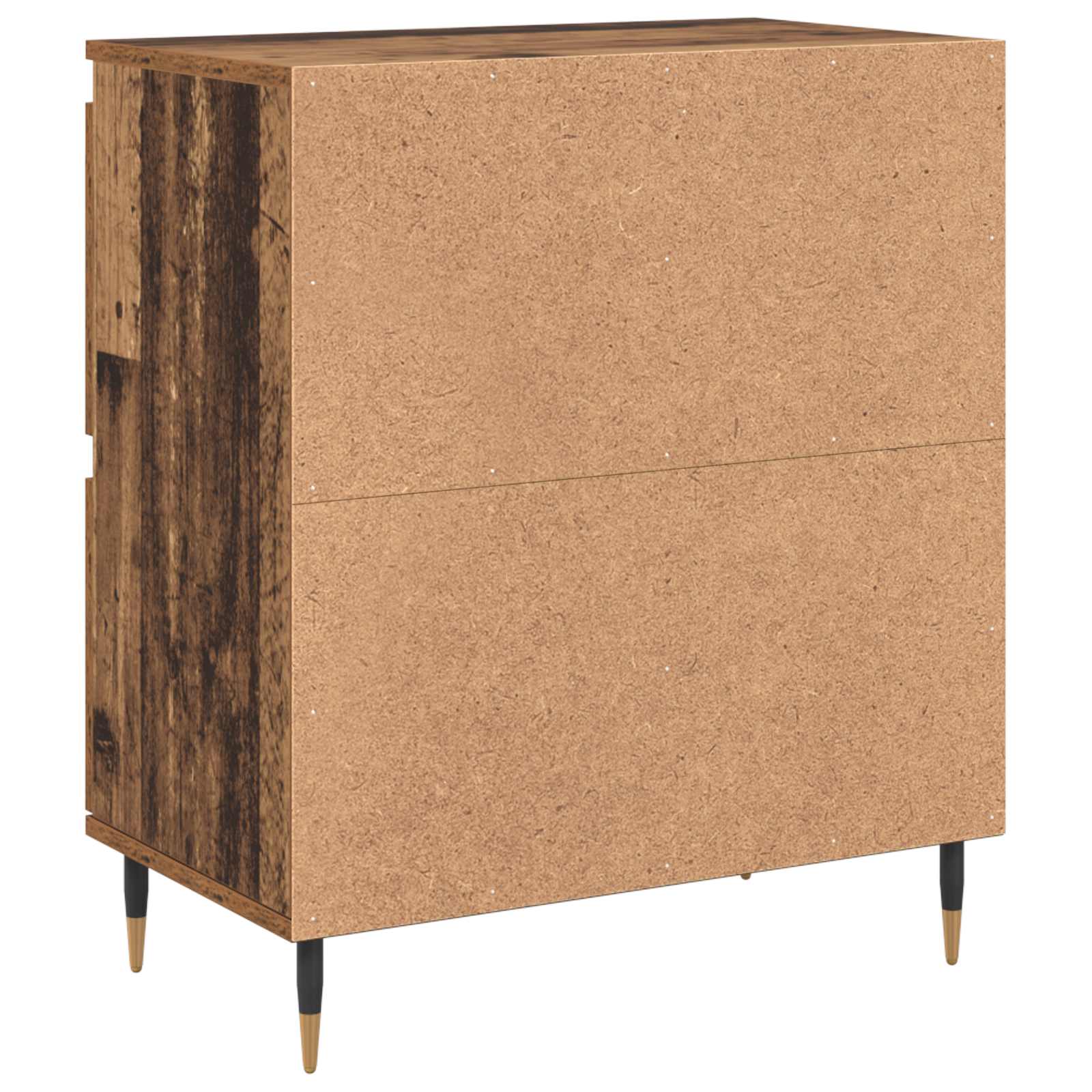 Aufbewahrungsschrank 2 stk. Altholz 60 x 35 x 70 cm