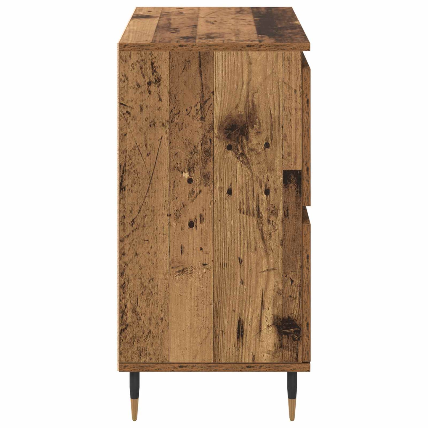 Aufbewahrungsschrank 2 stk. Altholz 60 x 35 x 70 cm
