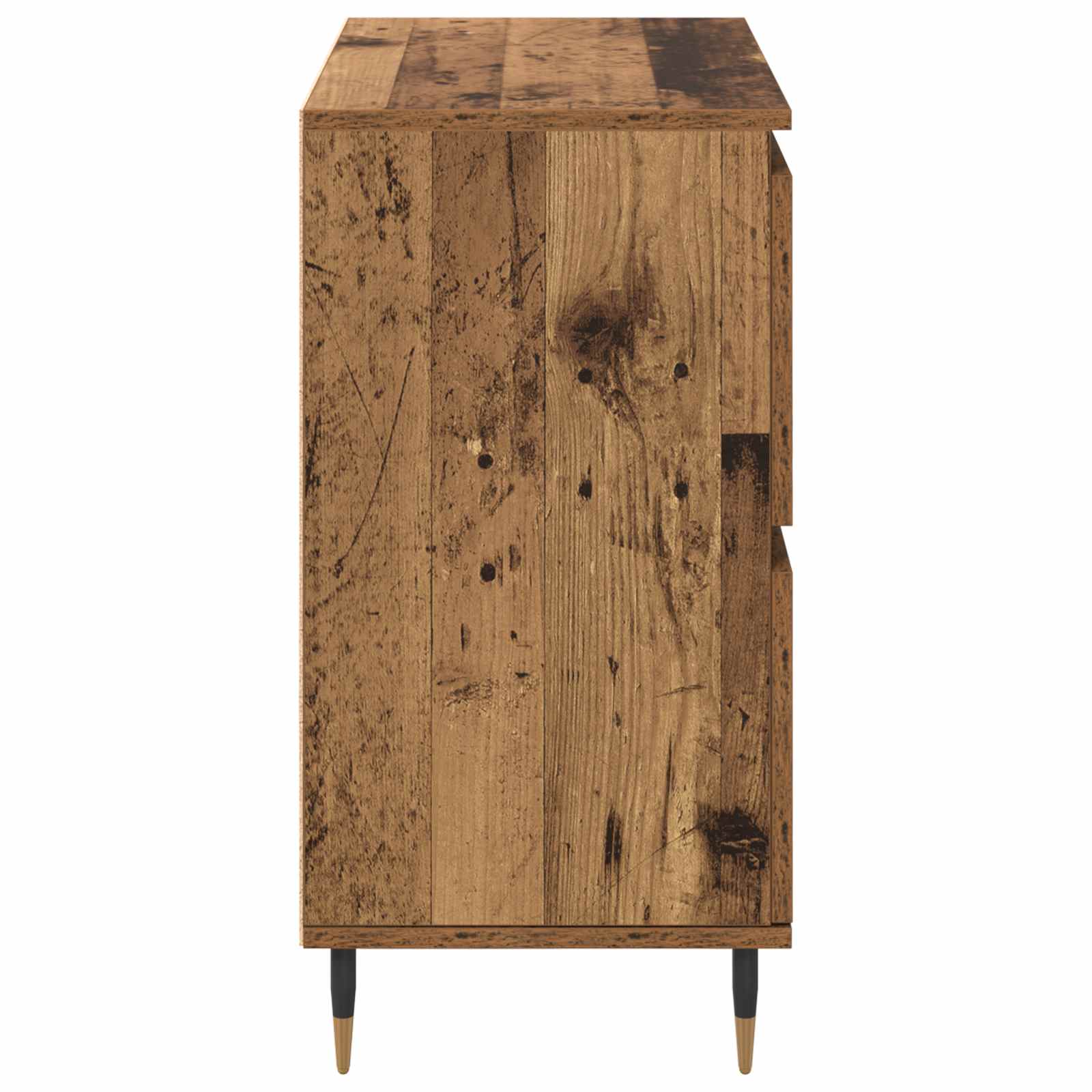 Aufbewahrungsschrank 2 stk. Altholz 60 x 35 x 70 cm