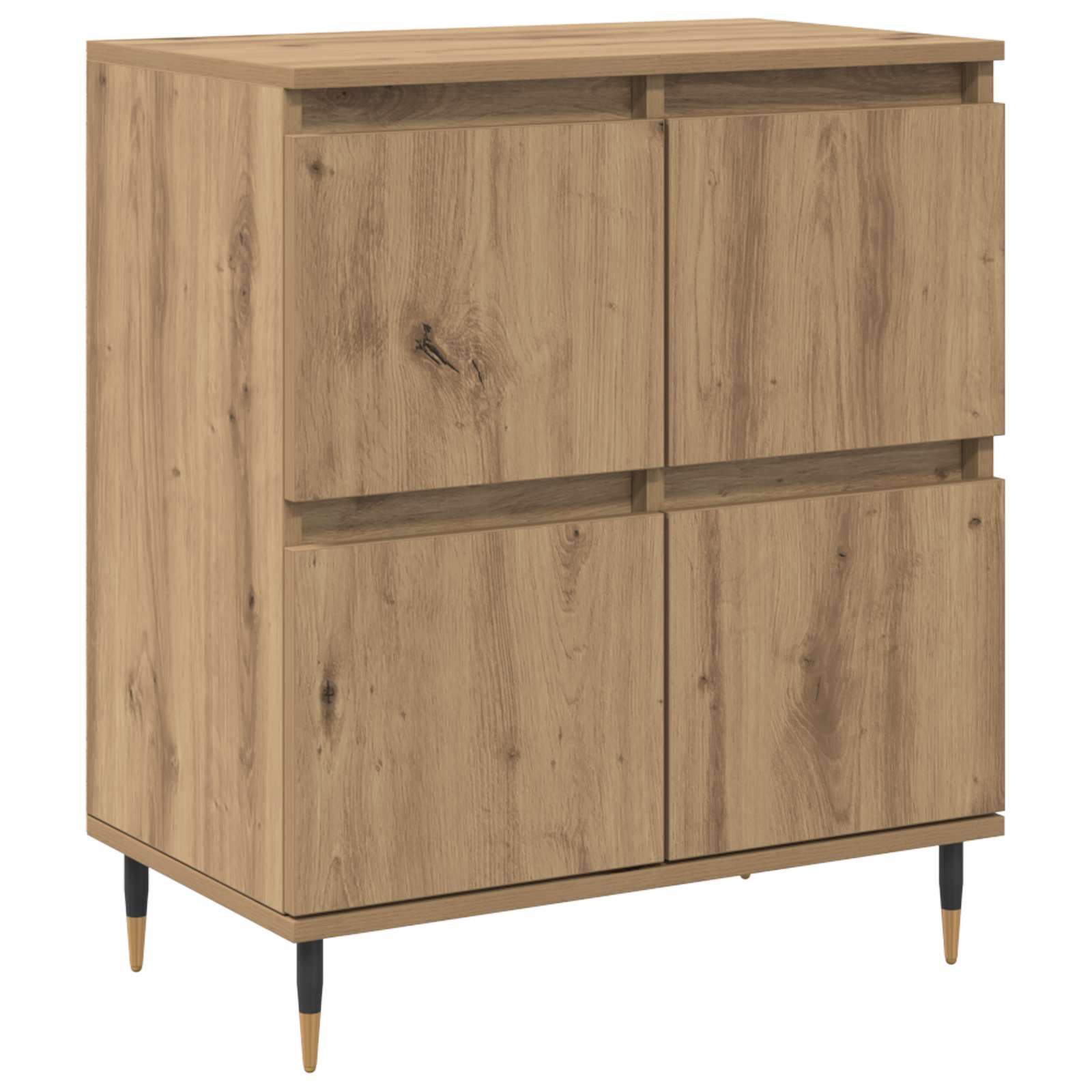 Aufbewahrungsschrank 2 stk. Artisan-Eiche 60 x 35 x 70 cm