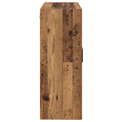 Wandschrank 2 stk. Altholz 69,5 x 34 x 90 cm Holzwerkstoff