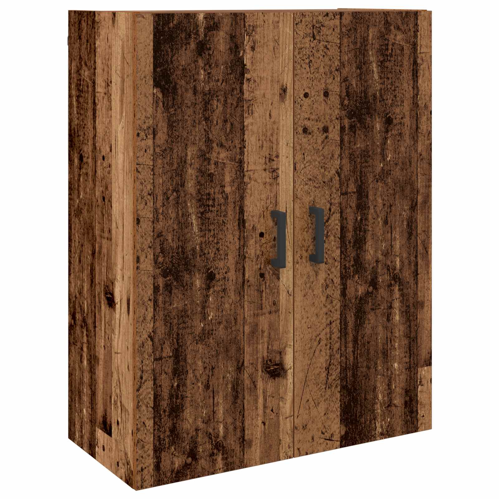 Highboard Wandmontiert Altholz 69,5 x 34 x 180 cm Holzwerkstoff