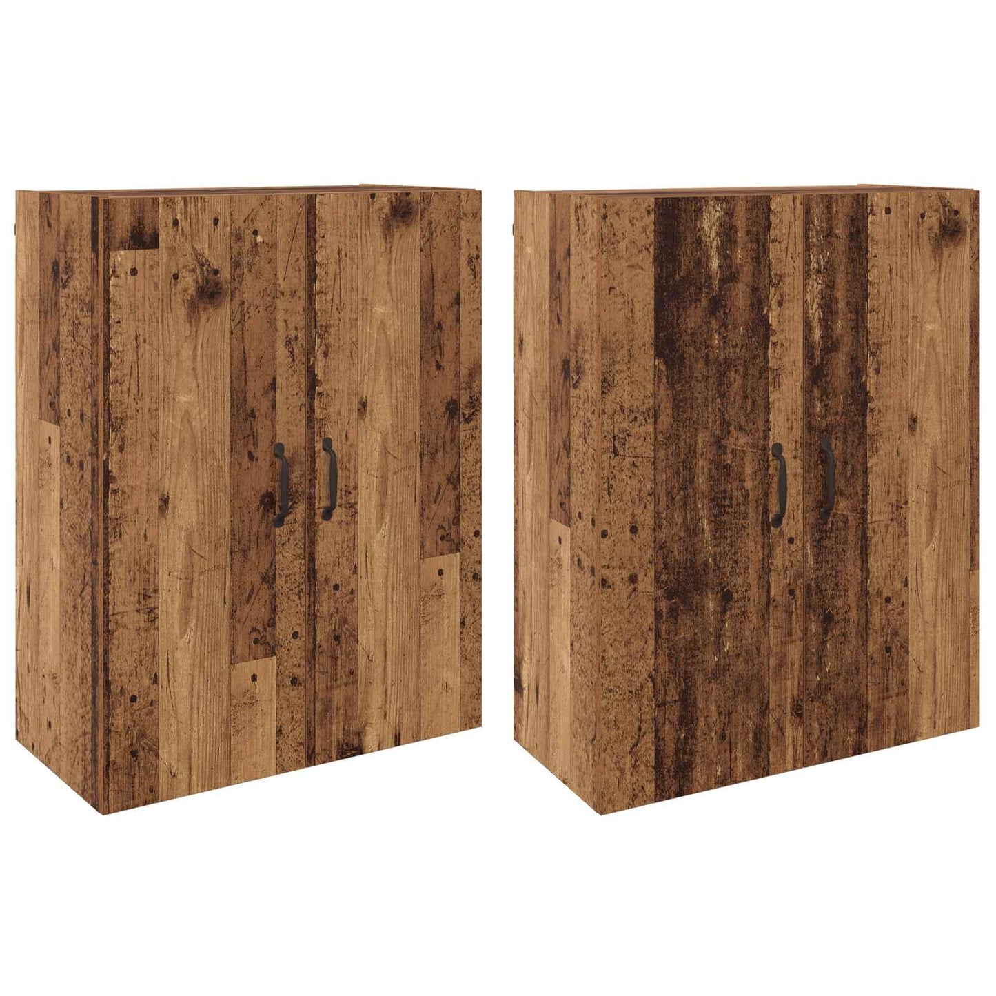 Wandschrank 2 stk. Altholz 69,5 x 34 x 90 cm Holzwerkstoff