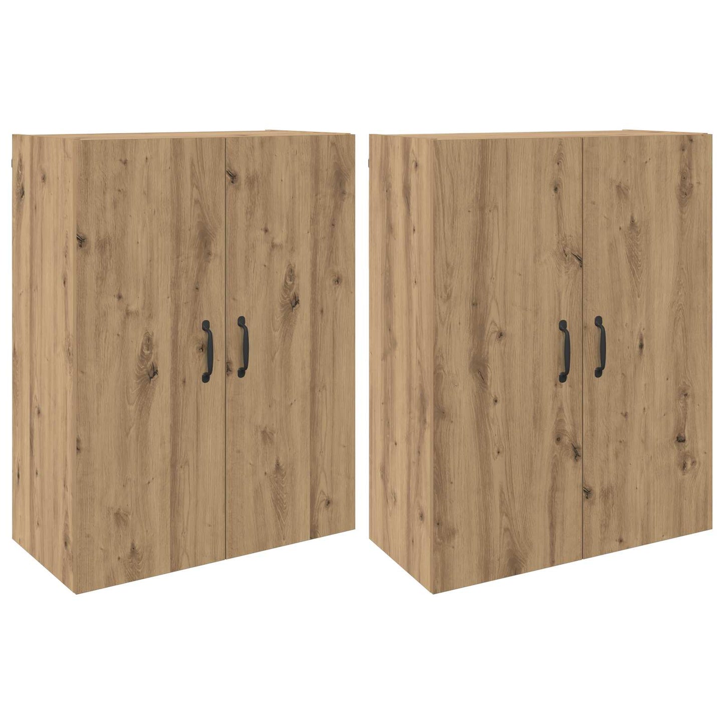 Wandschrank 2 stk. Artisan-Eiche 69,5 x 34 x 90 cm