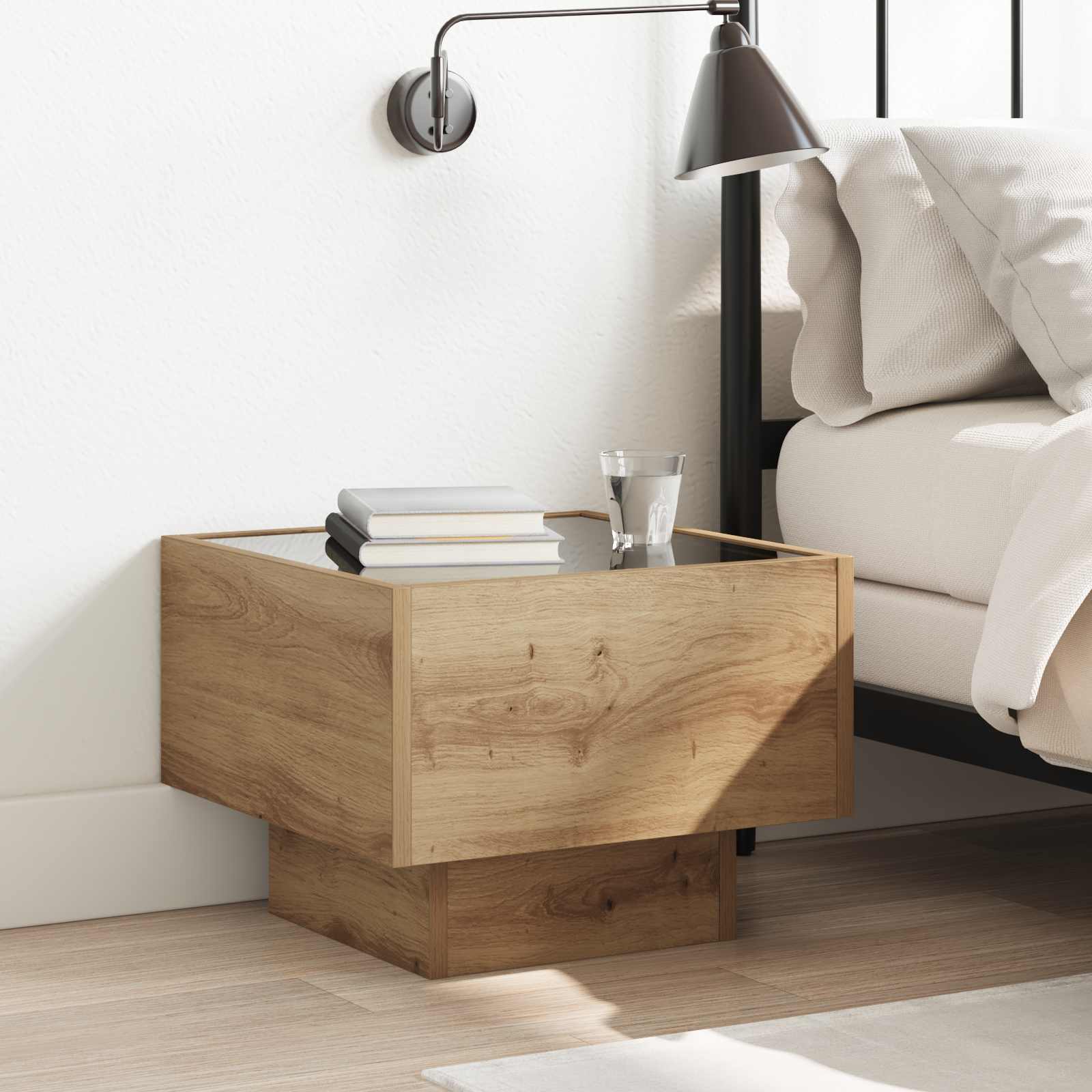 Couchtisch Artisan-Eiche 40 x 40 x 30 cm Holzwerkstoff