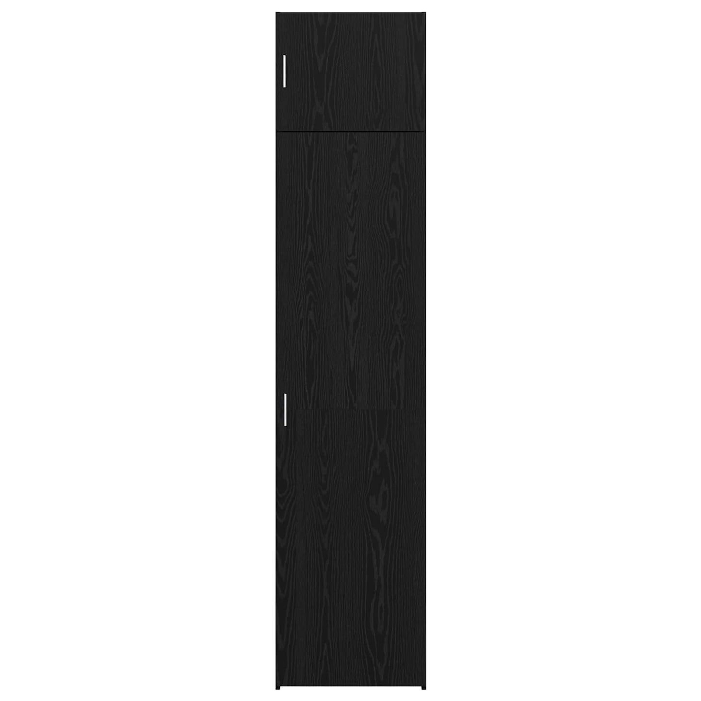Sideboard 2 pcs Schwarz Eichen-Optik 50 x 41 x 225 cm