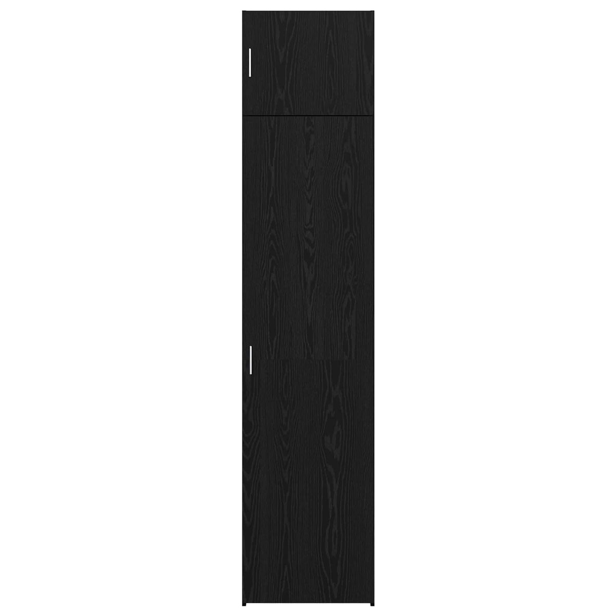 Sideboard 2 stk. Schwarz Eichen-Optik 50 x 41 x 225 cm