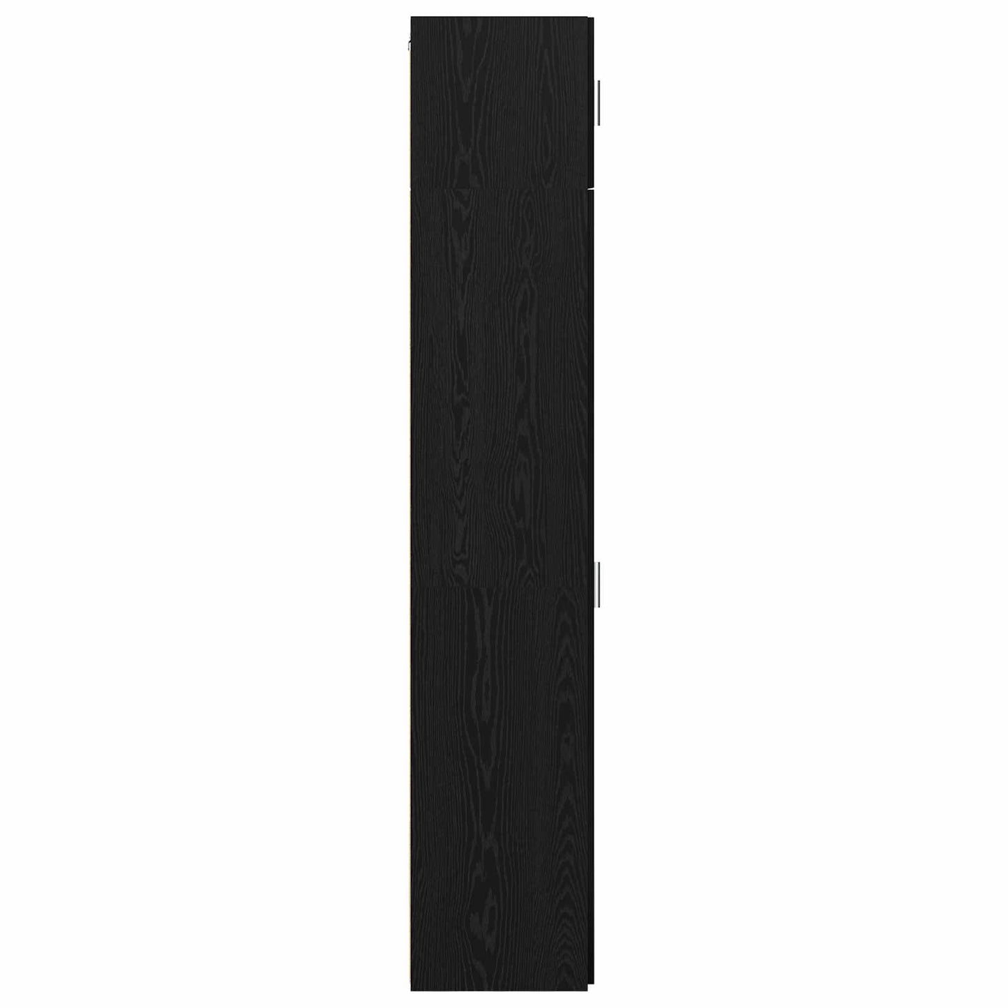 Sideboard 2 pcs Schwarz Eichen-Optik 50 x 41 x 225 cm