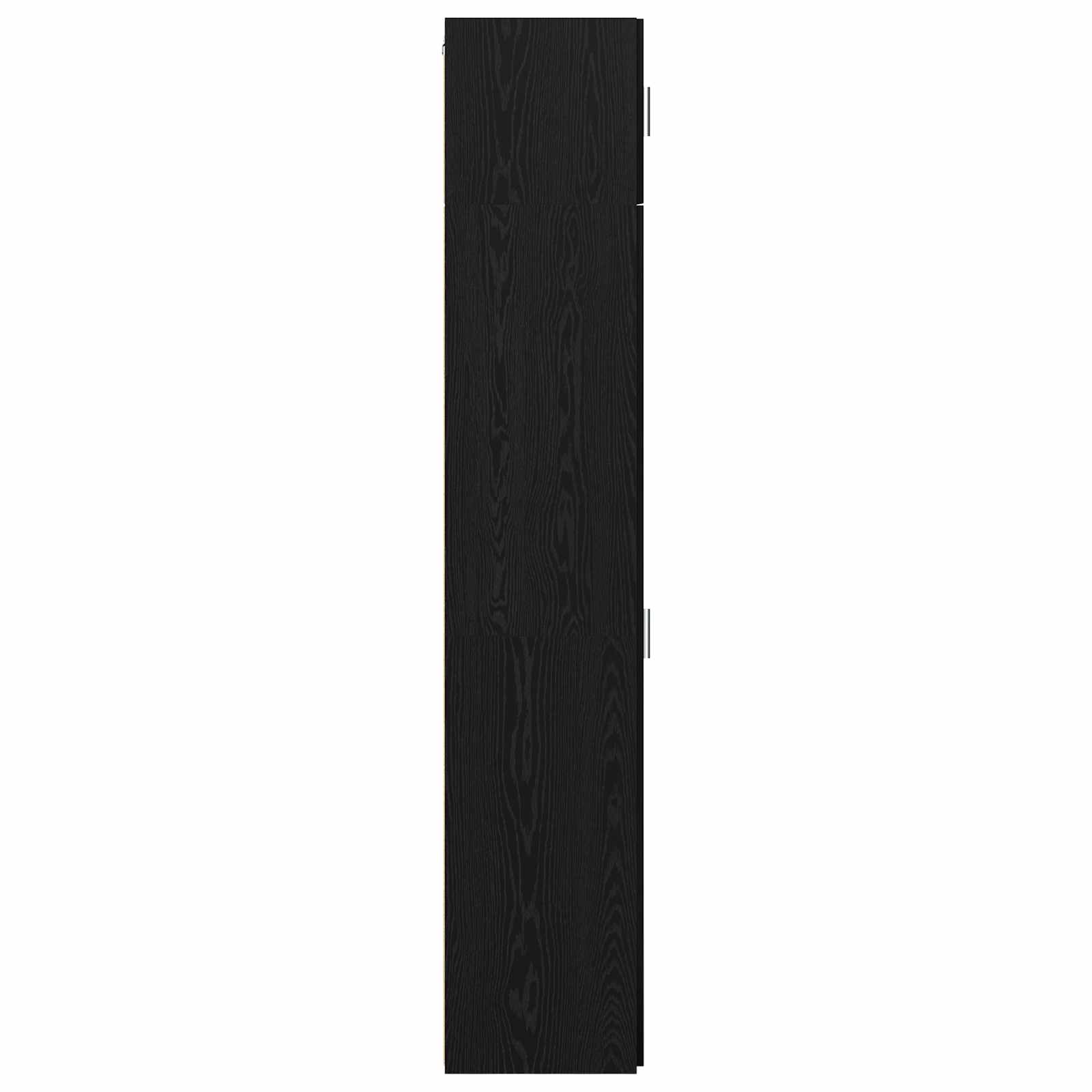Sideboard 2 pcs Schwarz Eichen-Optik 50 x 41 x 225 cm
