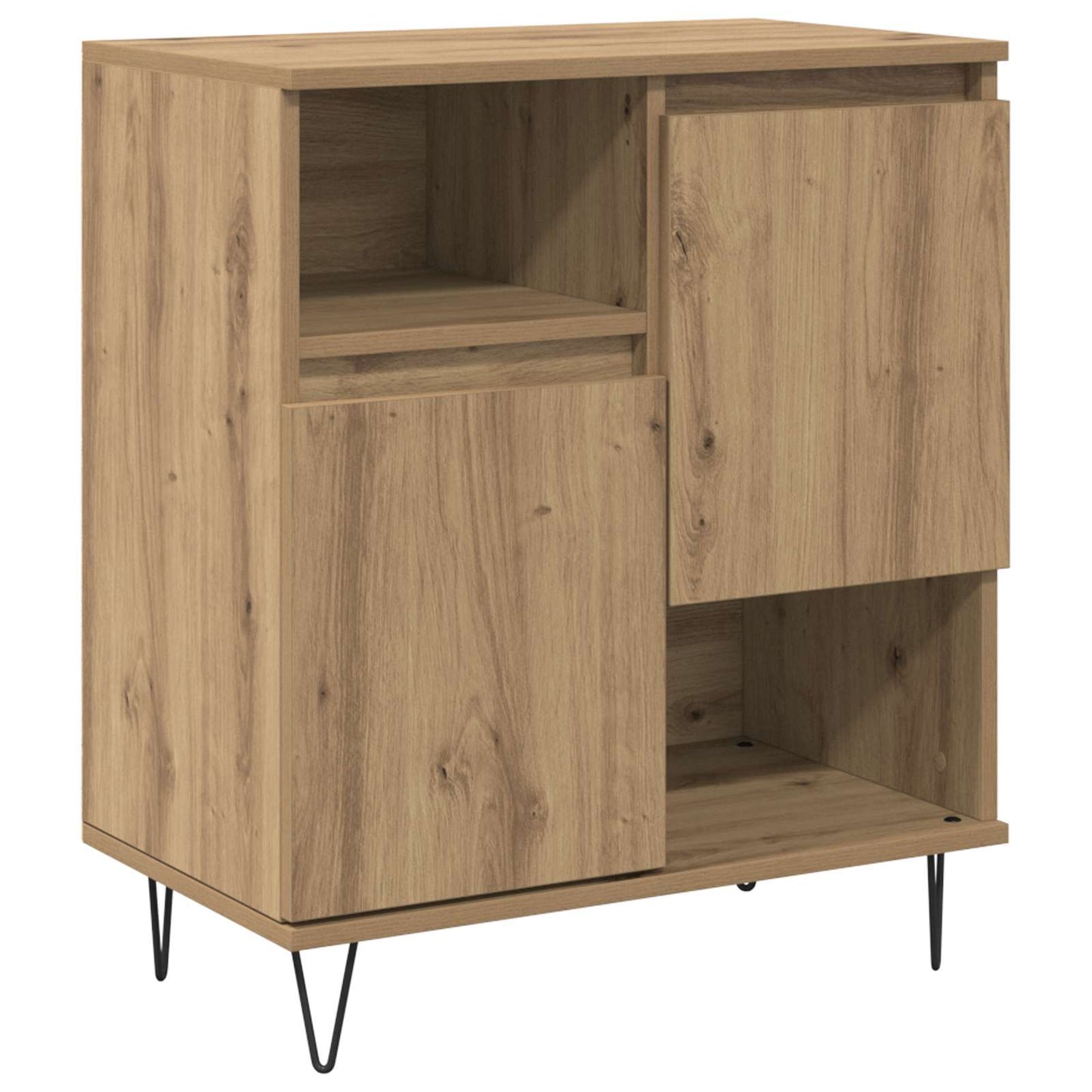 Sideboard 3 stk. Artisan-Eiche 60 x 35 x 70 cm