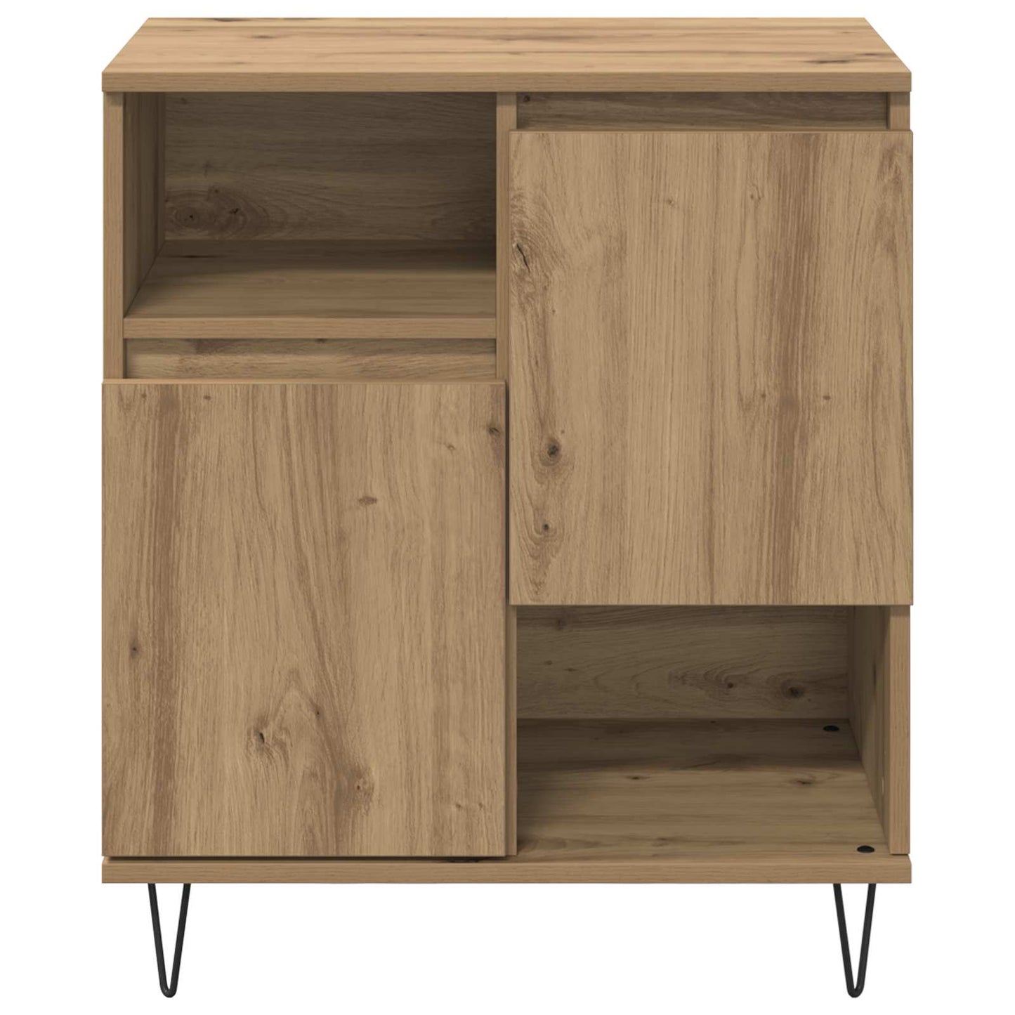 Sideboard 3 stk. Artisan-Eiche 60 x 35 x 70 cm