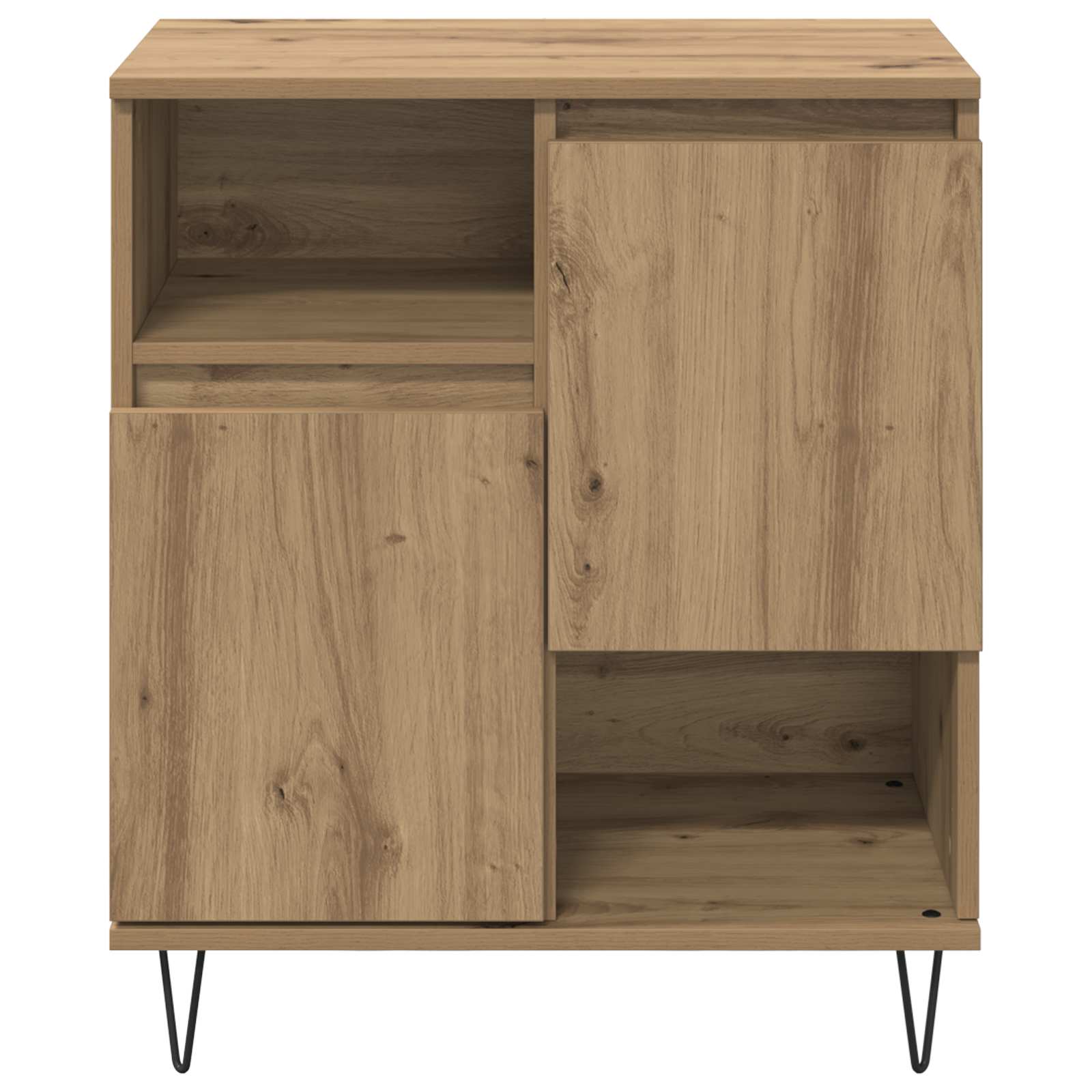 Sideboard 3 stk. Artisan-Eiche 60 x 35 x 70 cm