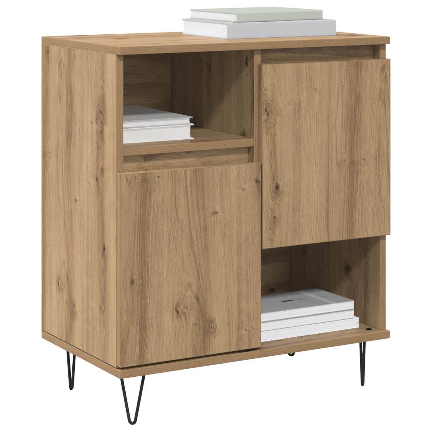 Sideboard 3 stk. Artisan-Eiche 60 x 35 x 70 cm