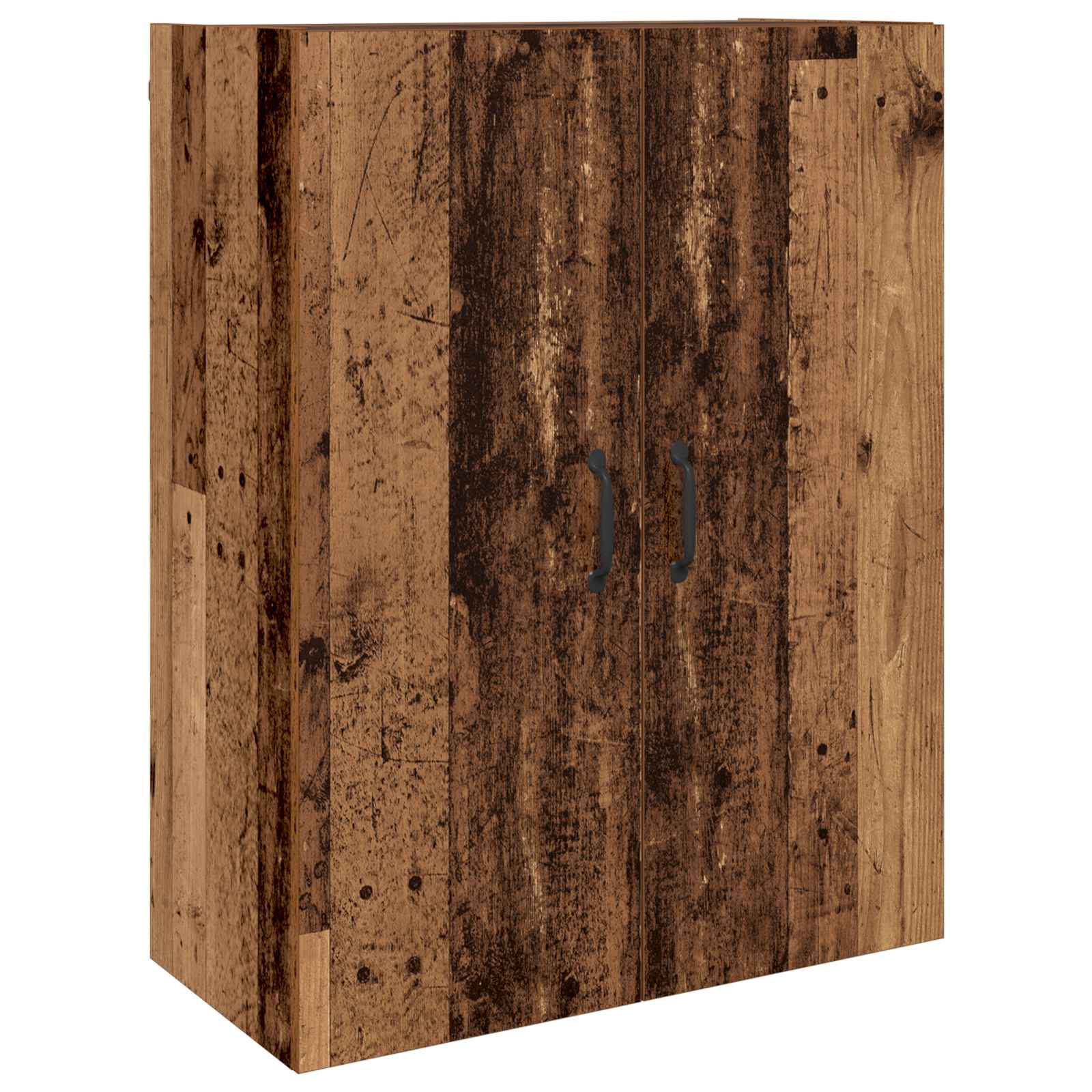 Highboard 2 pcs Altholz Holzwerkstoff