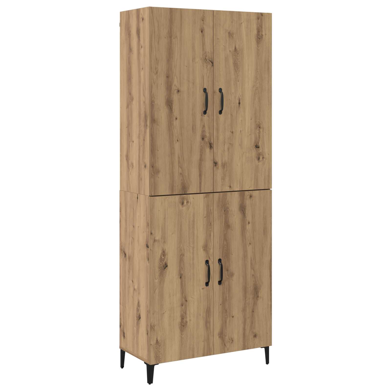 Highboard 2 stk. Artisan-Eiche 69,5 x 34 x 180 cm Holzwerkstoff