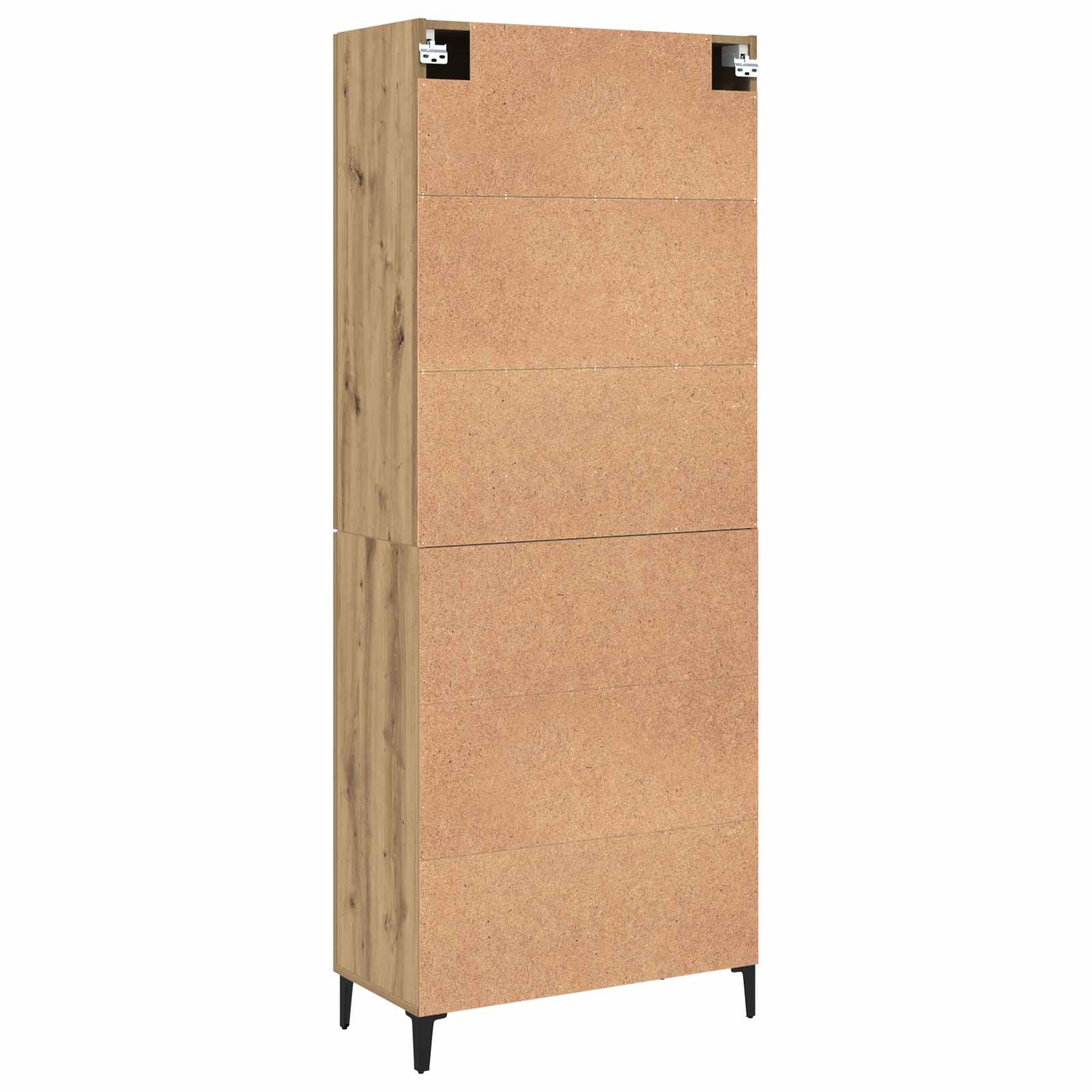 Highboard 2 stk. Artisan-Eiche 69,5 x 34 x 180 cm Holzwerkstoff