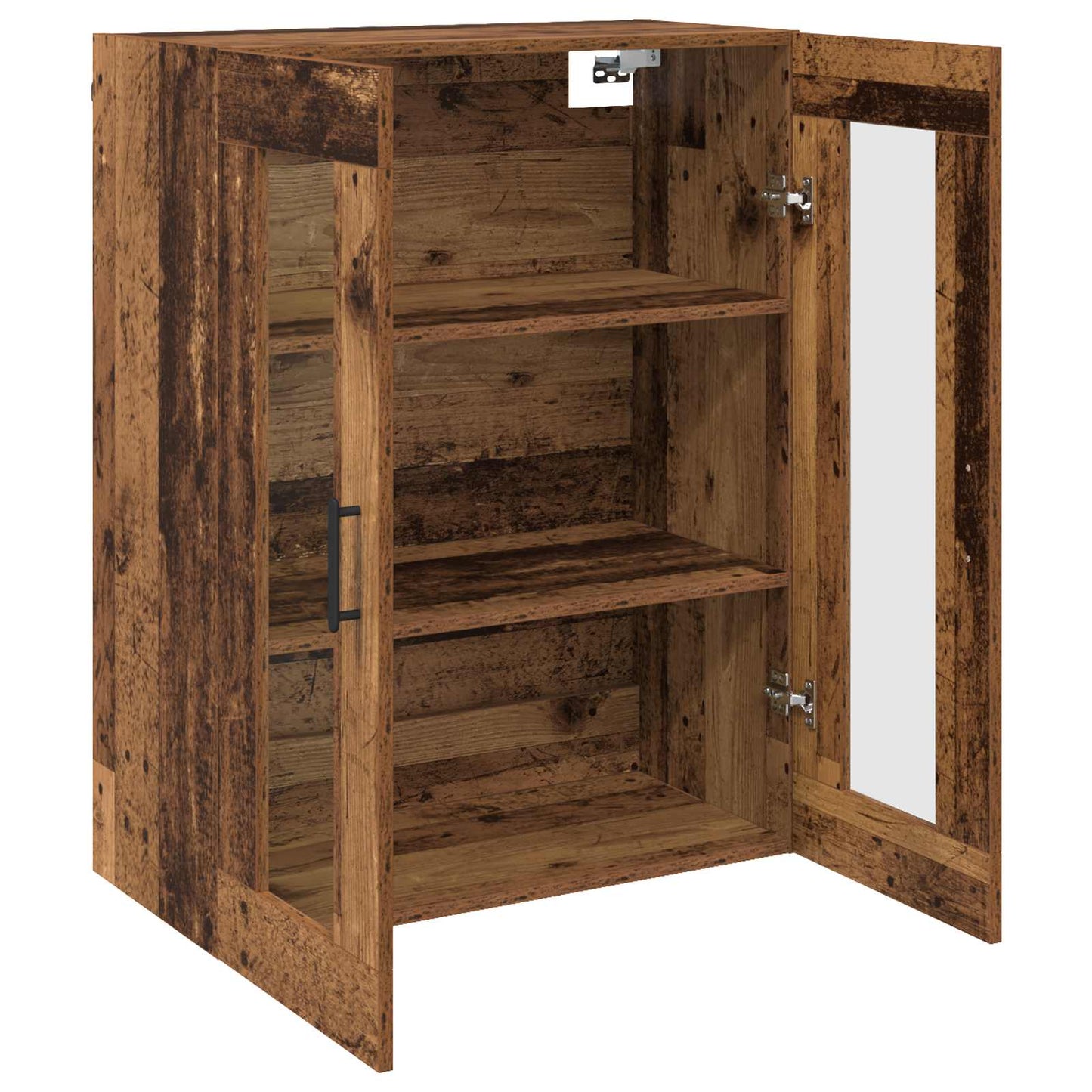 Wandmontierte Schränke 2 pcs Altholz 69,5 x 34 x 90 cm