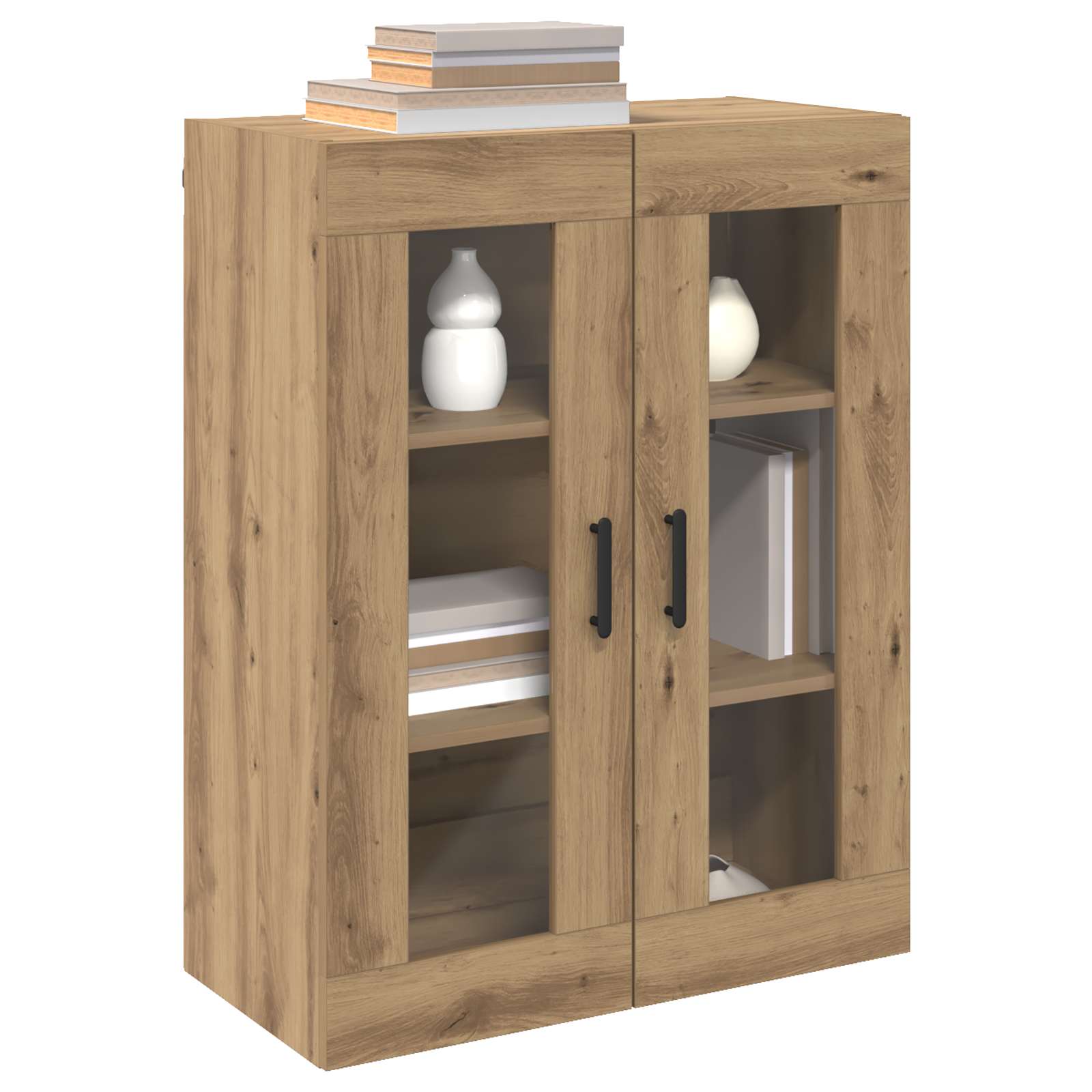 Wandmontierte Schränke 2 pcs Artisan-Eiche 69,5 x 34 x 90 cm