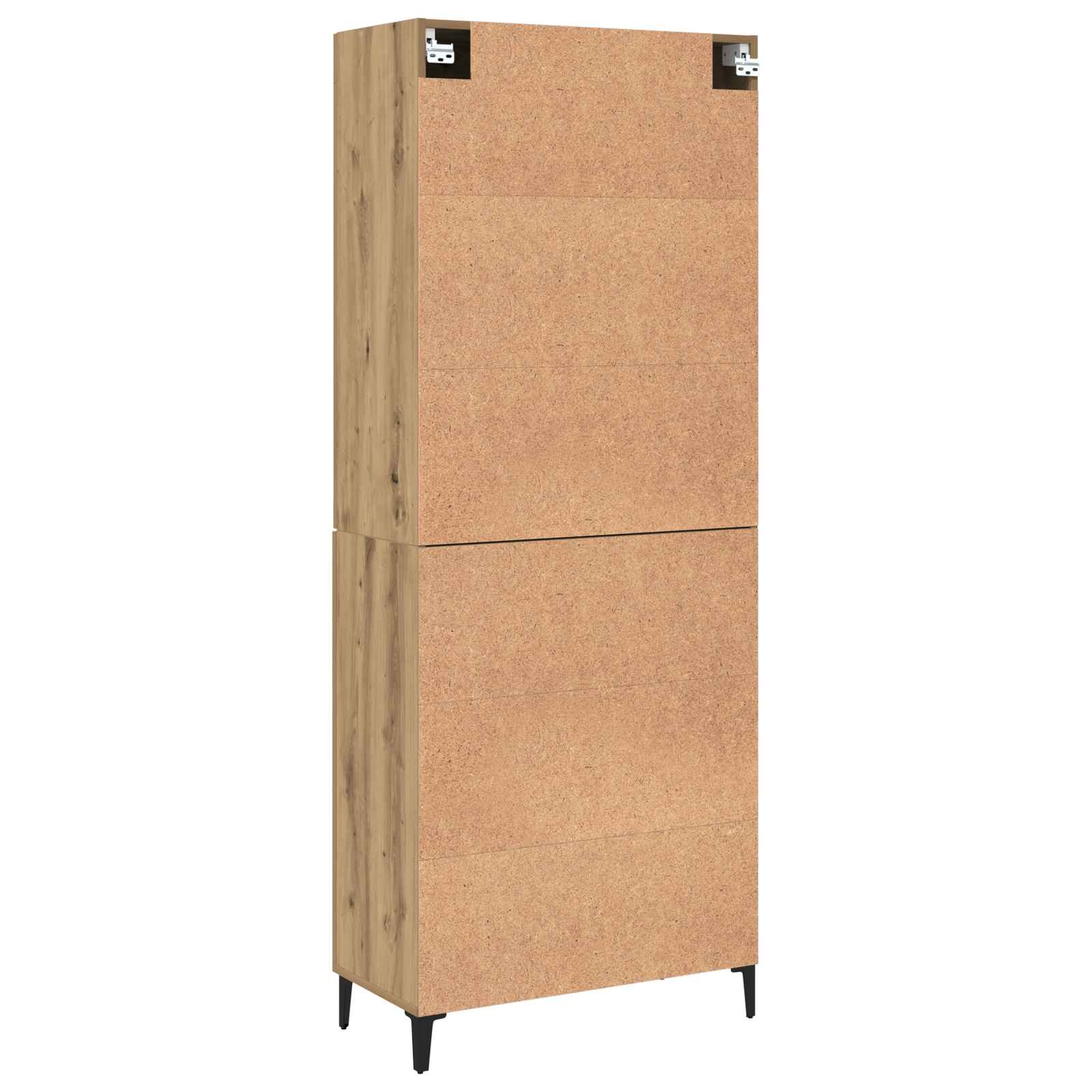 Highboard 2 stk. Artisan-Eiche 69,5 x 34 x 180 cm Holzwerkstoff