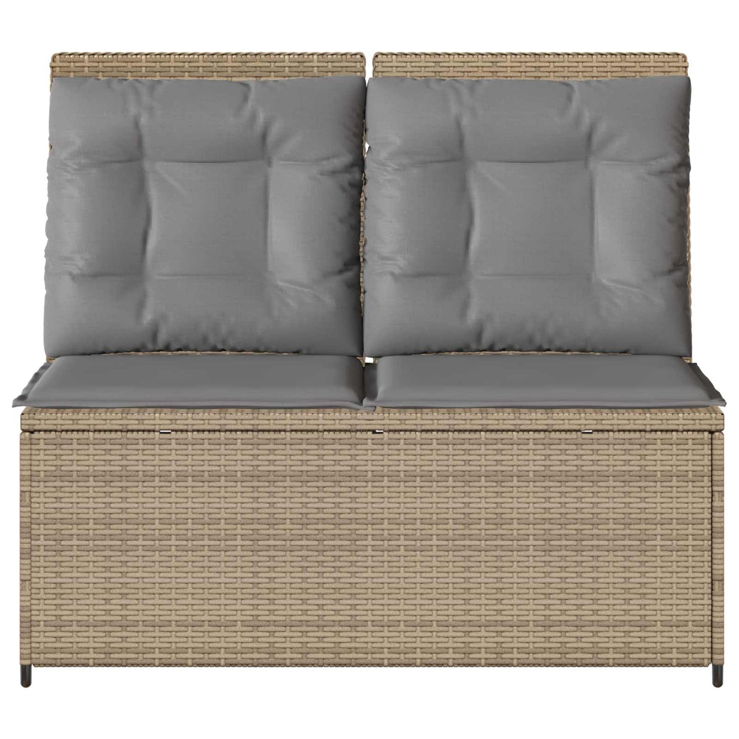 Gartenbank Beige Poly-Rattan