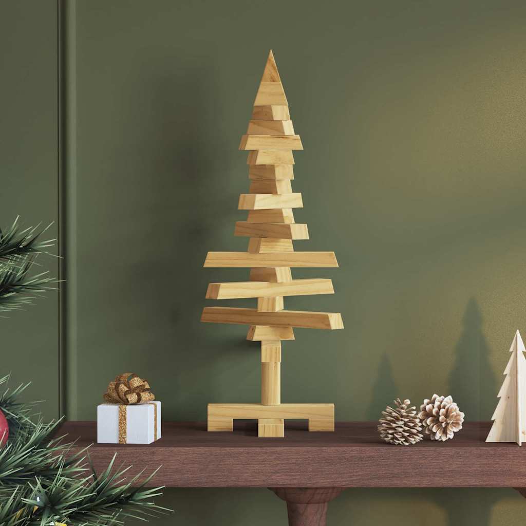 Holz Weihnachtsbaum KOTKA 60 cm Massives Kiefernholz