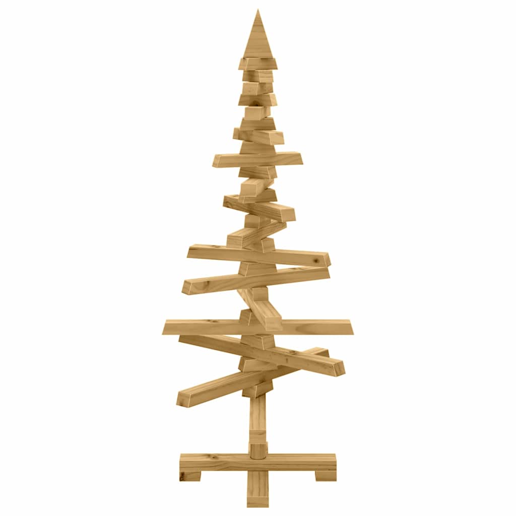 Holz Weihnachtsbaum KOTKA 90 cm Massives Kiefernholz