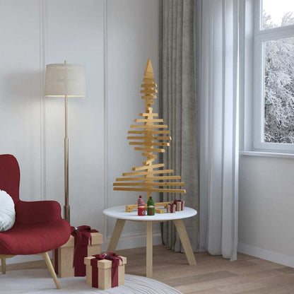 Holz Weihnachtsbaum KOTKA 120 cm Massives Kiefernholz