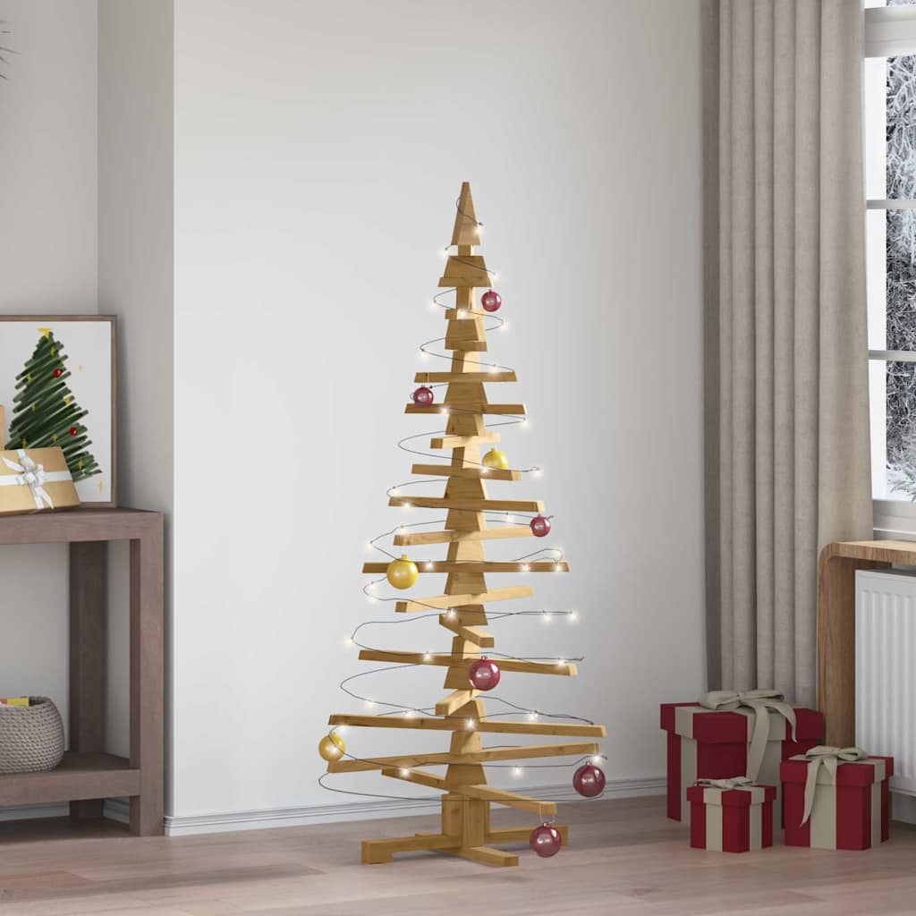 Holz Weihnachtsbaum KOTKA 150 cm Massives Kiefernholz