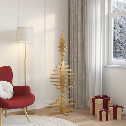 Holz Weihnachtsbaum KOTKA 150 cm Massives Kiefernholz