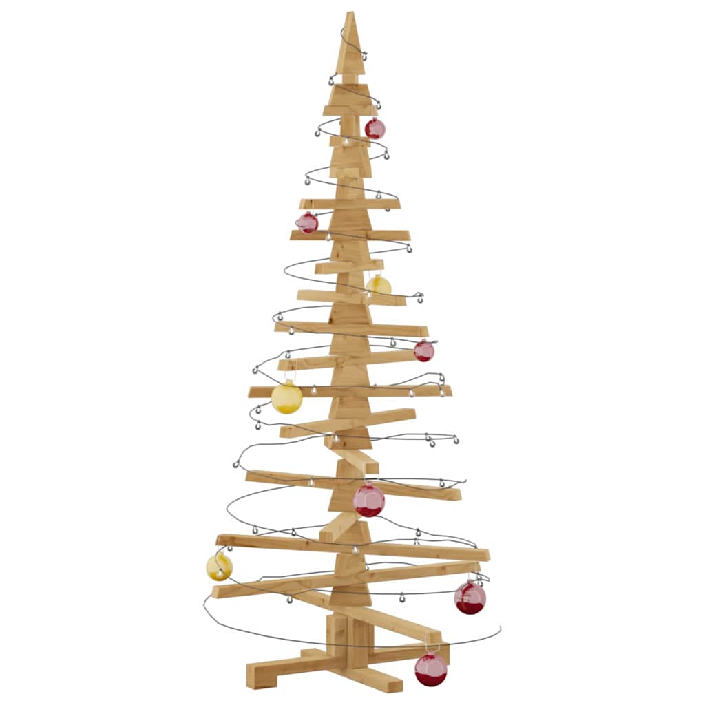 Holz Weihnachtsbaum KOTKA 150 cm Massives Kiefernholz