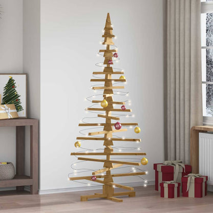 Holz Weihnachtsbaum KOTKA 180 cm Massives Kiefernholz
