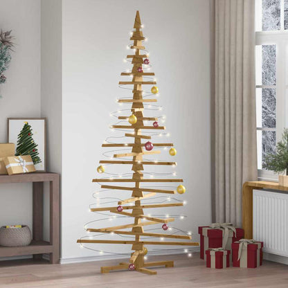 Holz Weihnachtsbaum KOTKA 210 cm Massives Kiefernholz