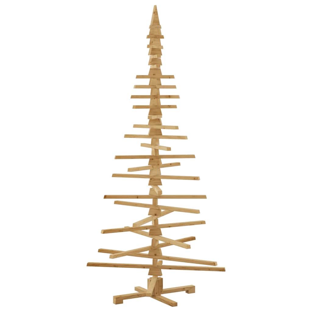 Holz Weihnachtsbaum KOTKA 210 cm Massives Kiefernholz