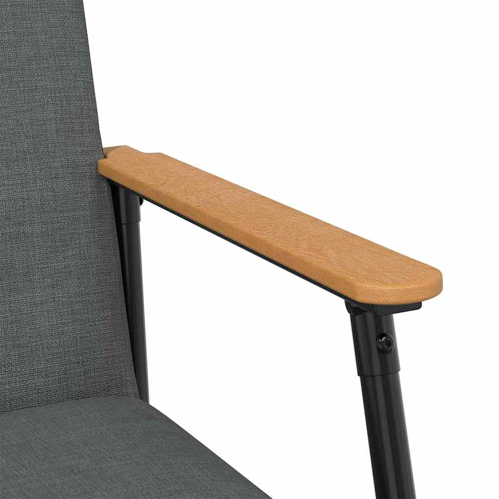 Sessel Dunkelgrau Stoff