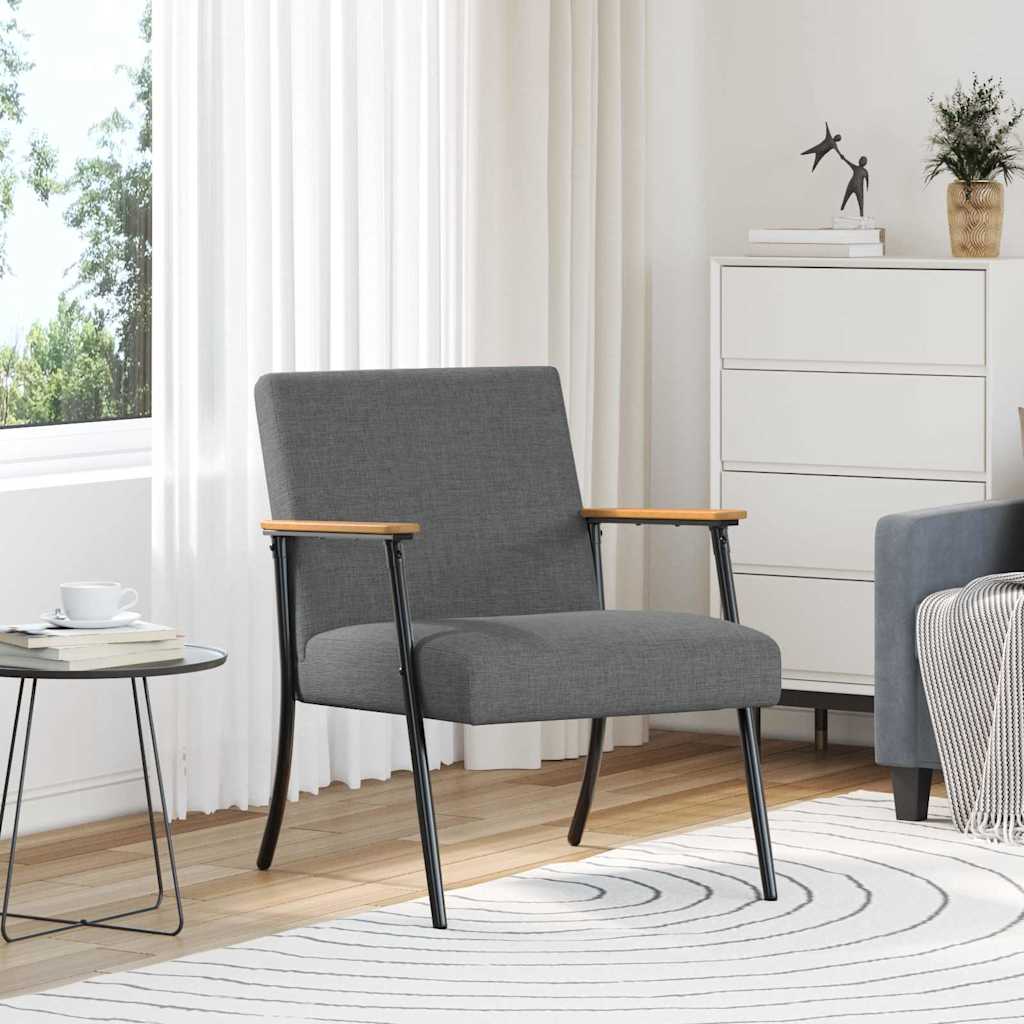 Sessel Dunkelgrau Stoff
