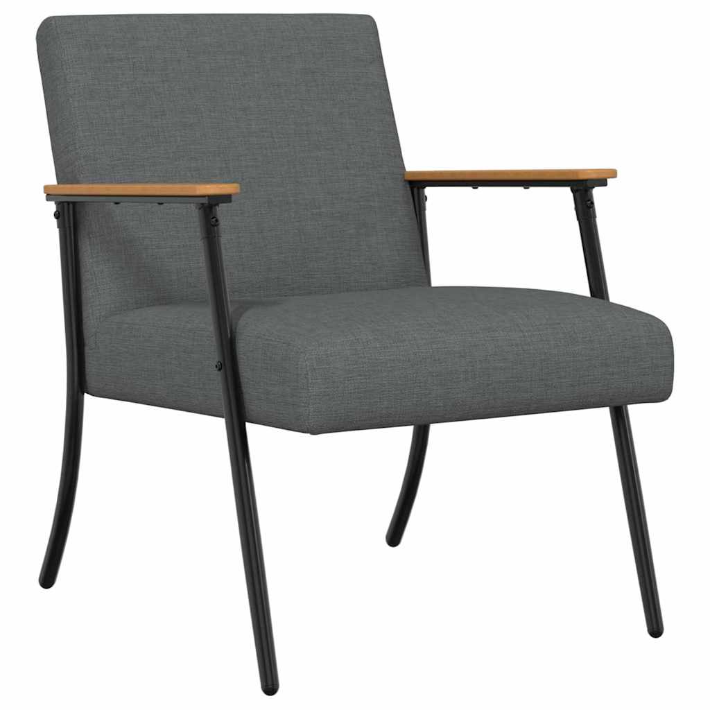 Sessel Dunkelgrau Stoff