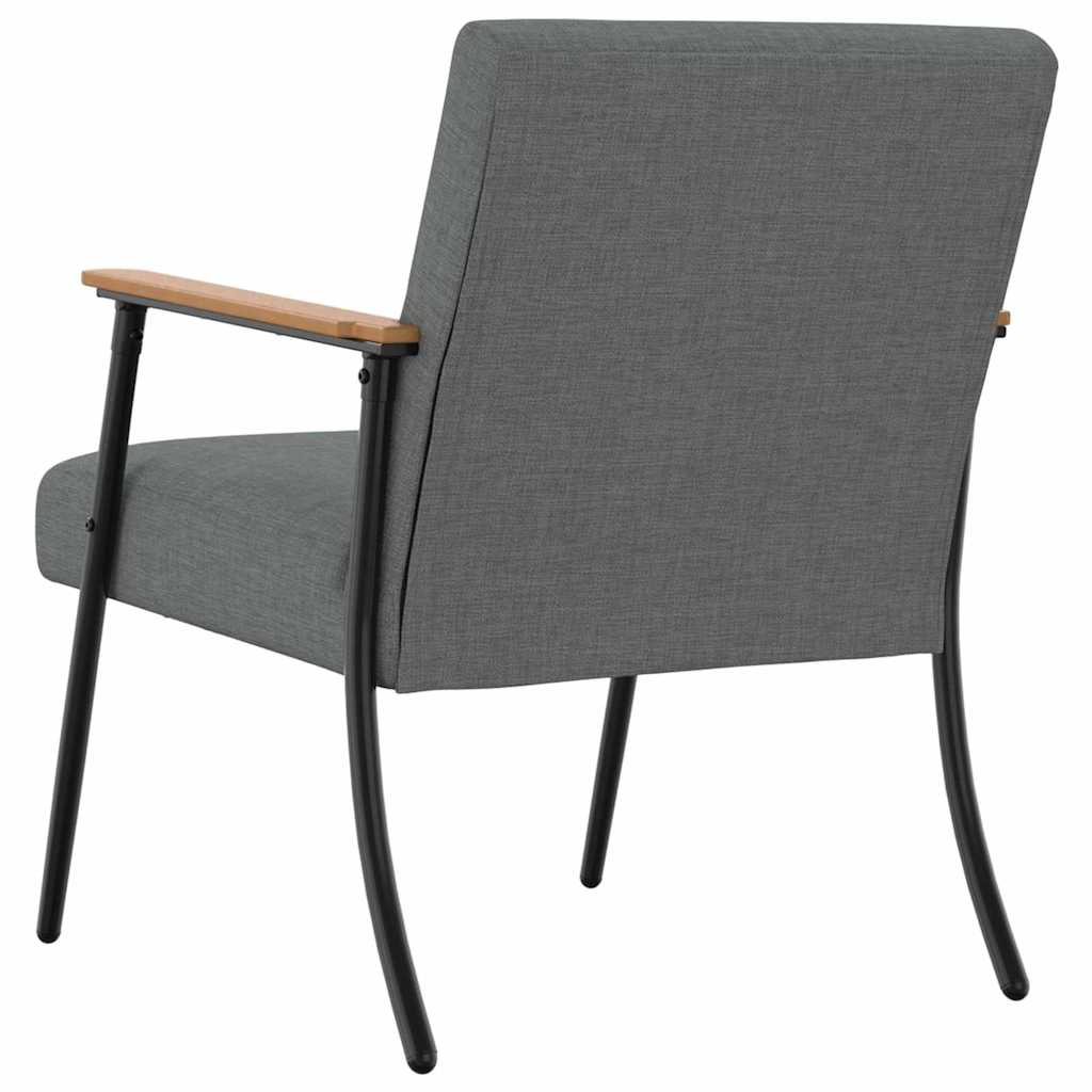 Sessel Dunkelgrau Stoff